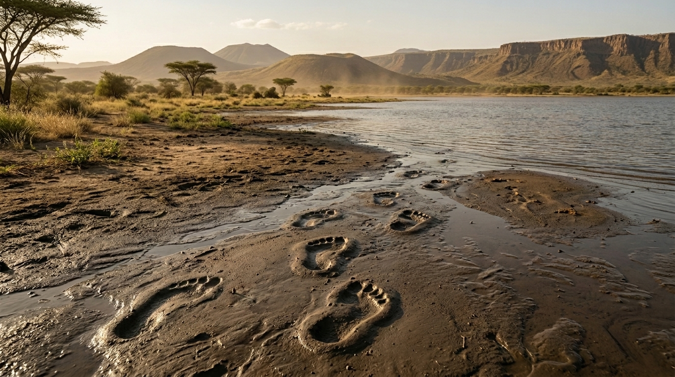 1.43-million-year-old footprints discovered near Lake Turkana in Kenya