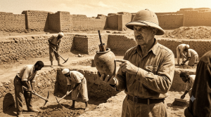 Baghdad Battery excavation