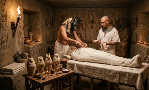 Ancient Egyptian mummification and burial traditions