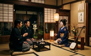 Traditional Geisha in Japan