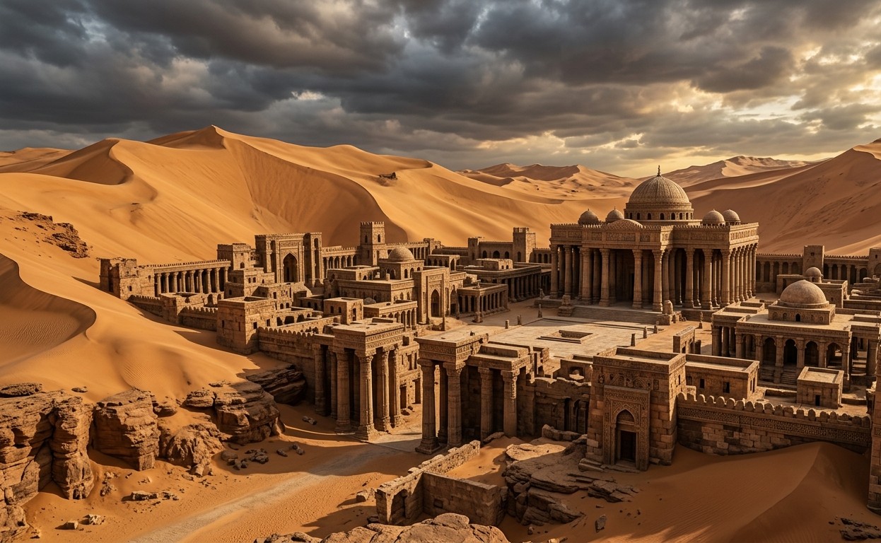 The Lost City of Iram in the Arabian Desert