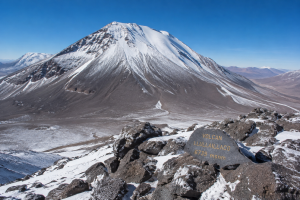 Llullaillaco volcano where the Inca children were discovered